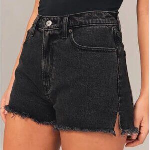 Abercrombie Curve Love High Rise Mom Short - Black